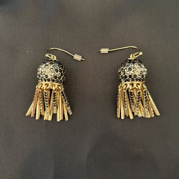 NEW Marlyn Schiff Crystal Chandelier Earrings - Picture 2 of 5